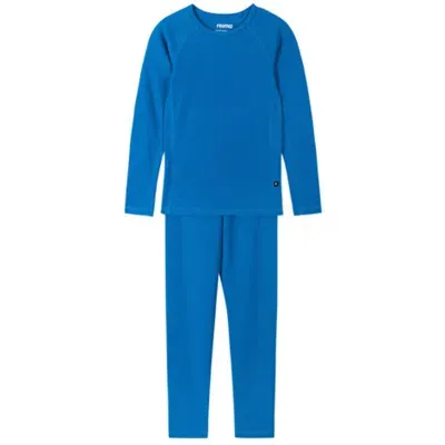 Reima Kids' Lani Thermal Top & Pants Set In Bright Blue