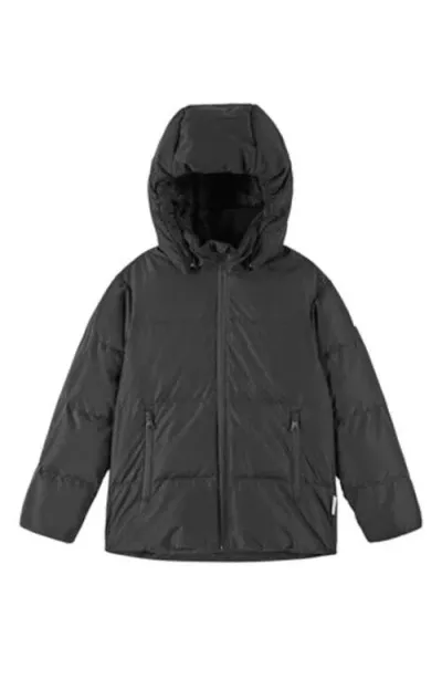 Reima Kids' Paimio Waterproof 550 Fill Power Down & Feather Jacket In Black