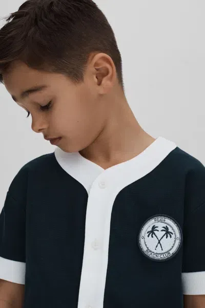 Reiss Kids' 6 Years In Navy/white