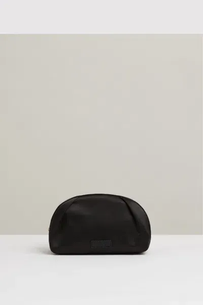 Reiss Black Cosmetics Bag