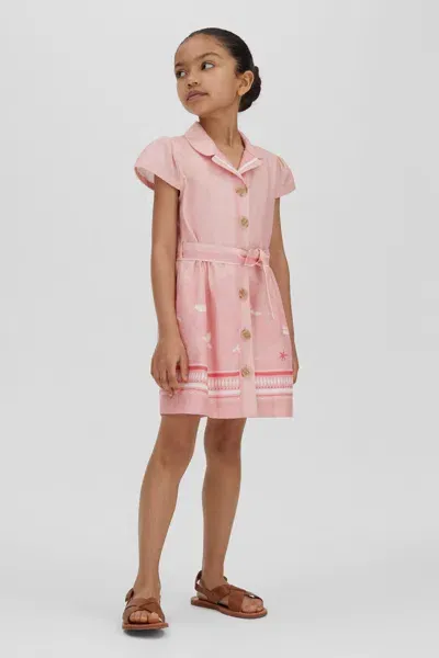 Reiss Kids' 8 Years In Pink Print