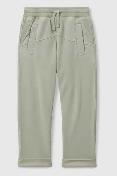 Reiss Kate - Sage Kate Teen Garment Dyed Cotton Joggers