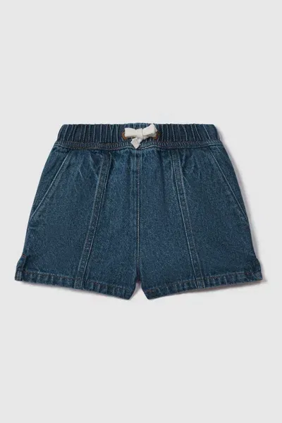 Reiss Marloe - Blue Marloe Teen Drawstring Denim Shorts