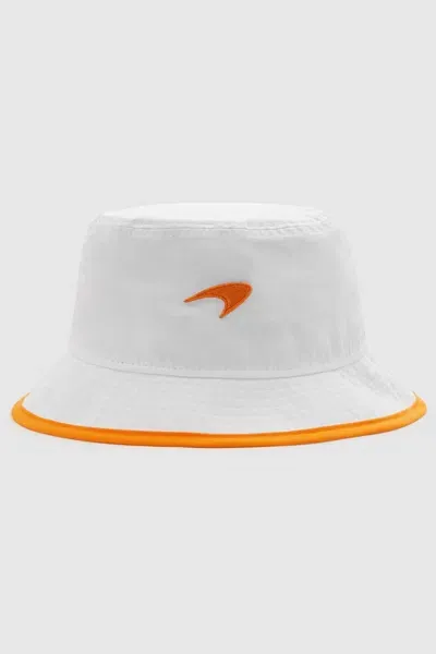 Reiss Mclaren X Mclaren F1 Team White Mclaren F1 Embroidered Bucket Hat