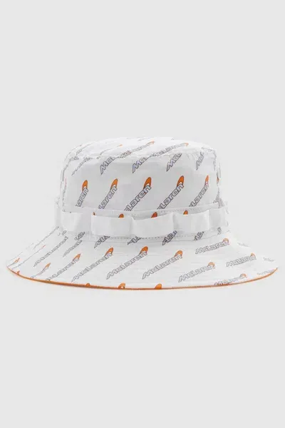 Reiss Mclaren X Mclaren F1 Team White Mclaren F1 Printed Bucket Hat