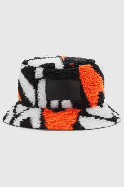 Reiss Mclaren X Mclaren F1 Team Black/papaya Mclaren F1 Fleece Bucket Hat