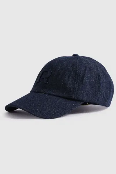 Reiss Nancy - Blue Nancy Denim Baseball Cap