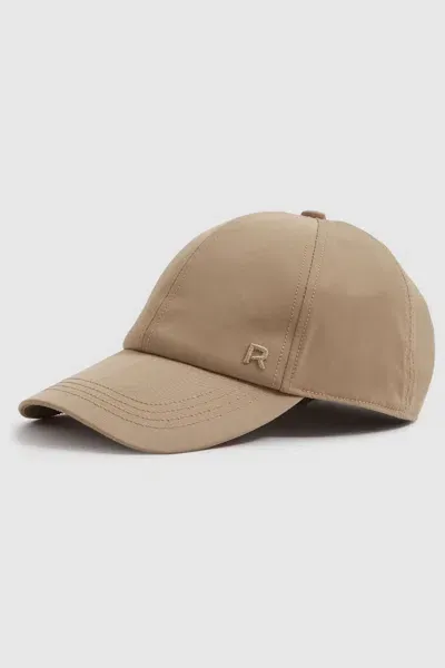 Reiss Nicole - Taupe Nicole Adjustable Embroidered Logo Baseball Cap