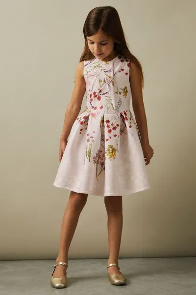 Reiss Kids' 7 Years In Pink Print