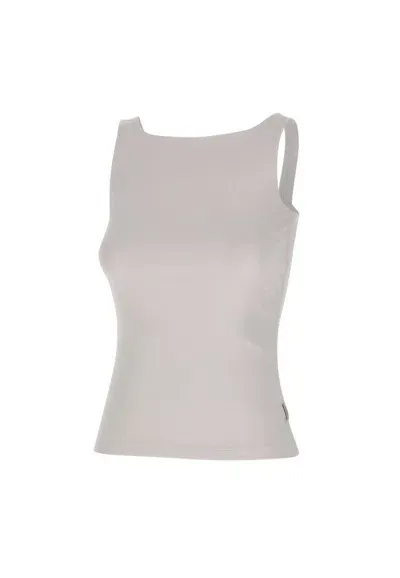 Remain Birger Christensen Jersey Tank Top In White