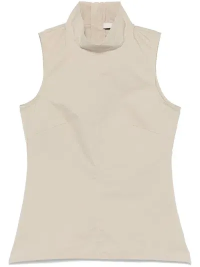 Remain High-neck Tank Top In Neutrals