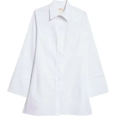 Renaissance Renaissance Olympia Button Up Shirt In White