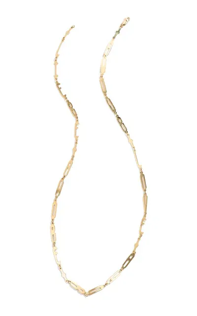 Renato Cipullo 18k Yellow Gold Amore Lettera Chain Necklace