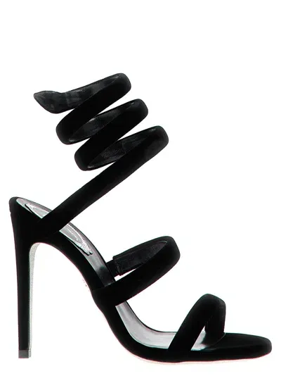 René Caovilla 'cleo' Sandals In Black