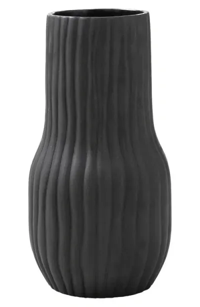 Renwil Nocera Ceramic Stoneware Decorative Vase In Gray