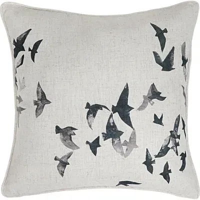 Renwil Poussin Accent Pillow In Gray