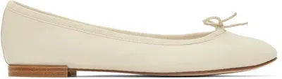 Repetto Off-white Cendrillon Ballerina Flats In Swan