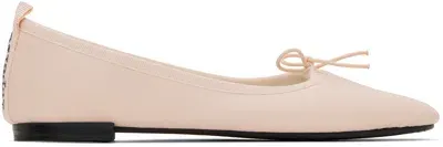 Repetto Pink Garance Square Toe Ballerina Flats In Icone