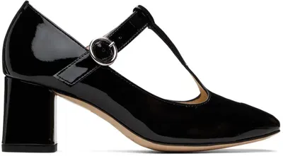 Repetto Ssense Exclusive Black Tara Heels In 410 Noir