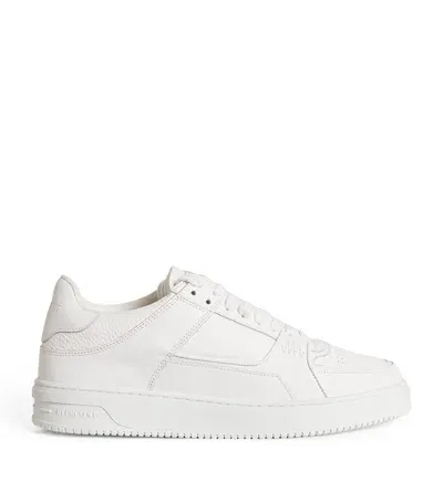 Represent Leather Apex Low-top Sneakers In White