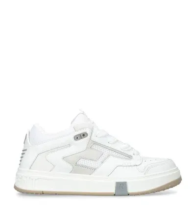 Represent Leather Rmx Sneakers In White/oth