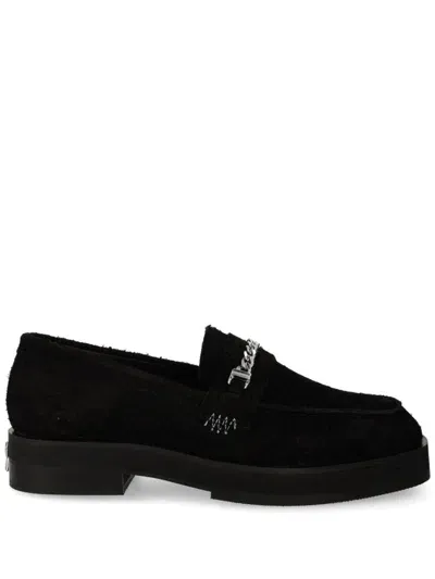 Represent Suede Loafers In Black