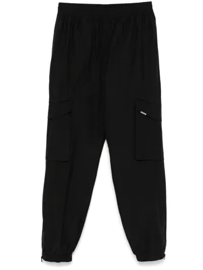 Represent Tech Cargo Pants In Jet Black