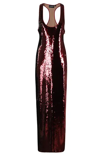 Retroféte Bella Sequin Dress In Port Port