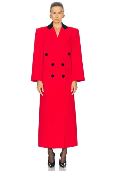 Retroféte Constance Coat In Cardinal