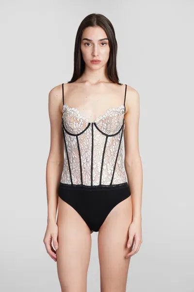 Retroféte Lovisa Corset Bodysuit In White