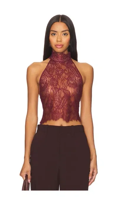 Retroféte Violet Top In Port