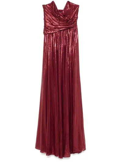 Retroféte Waldorf Gown In Red