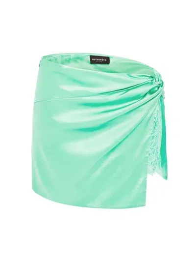 Retroféte Women's Reeve Skirt In Pistachio