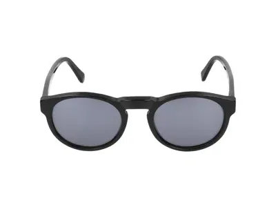 Retrosuperfuture Round Frame Sunglasses In Black