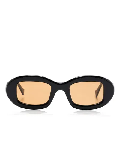 Retrosuperfuture Tutto Refined Sunglasses In Black