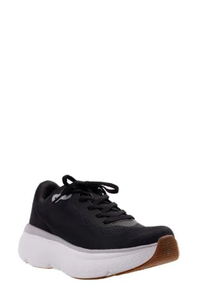 Revitalign Gaia Walking Sneaker In Black