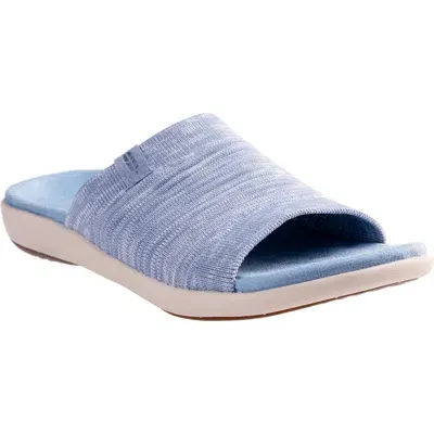 Revitalign Vanessa Slide Sandal In Blue Fog