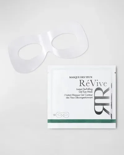 Revive Masque Des Yeaux Instant De-puffing Gel Eye Mask, 6 Pack In White