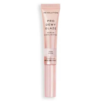 Revolution Pro Dewy Glaze Serum Highlighter 12ml (various Shades) - Pink Glow