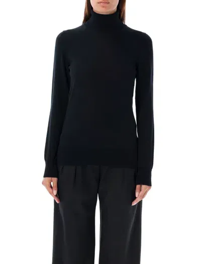 Rhea Turtle Neck Sweater In Black