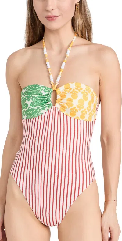 Rhode Kanika One Piece Multi Colorblock