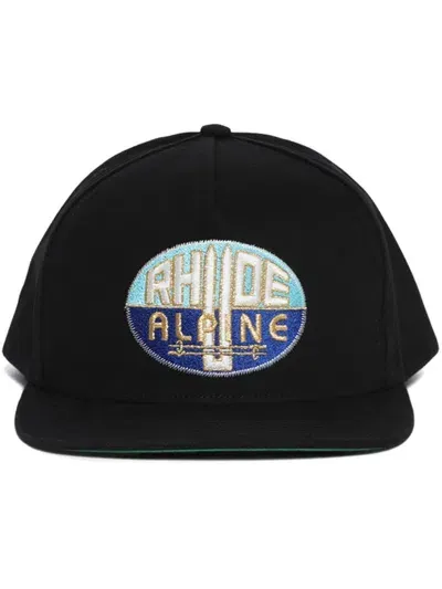 Rhude Patch Detail Cap In Black