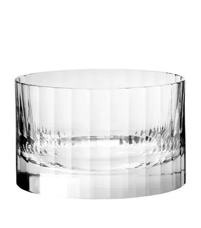 Richard Brendon Fluted Ice Bucket In Transparent