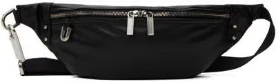 Rick Owens Black Porterville Geo Belt Bag In 09 Black