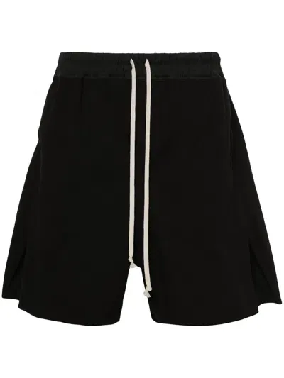 Rick Owens Bela Crepe Boxers Shorts In Black