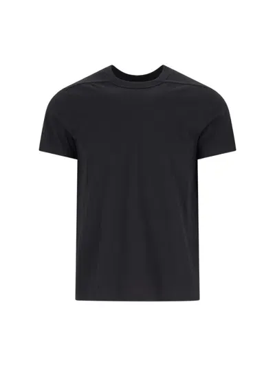 Rick Owens Classic T-shirt In Black  