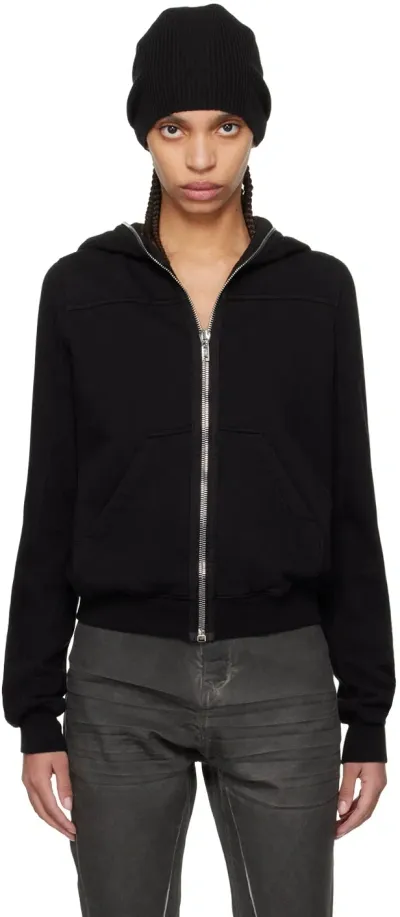 Rick Owens Drkshdw Black Small Hoodie In 09 Black