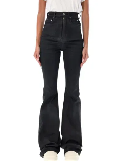 Rick Owens Drkshdw Bolan Bootcut In Black