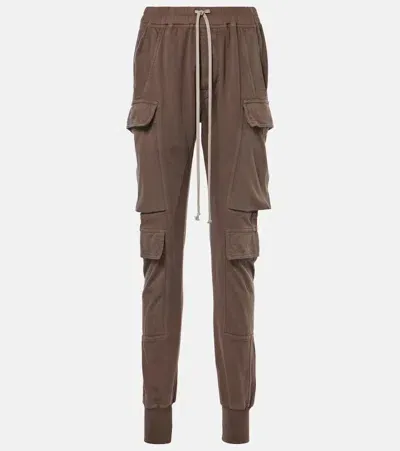 Rick Owens Drkshdw Mastodon Megacargo Jeans In Brown