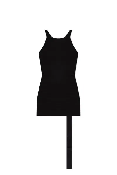 Rick Owens Drkshdw Sleeveless Racer Top In Black